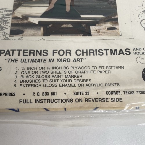 Lightfoot Enterprises Good Witch Halloween Pumpkin Yard Art Wood Pattern 1991 - Picture 3 of 5