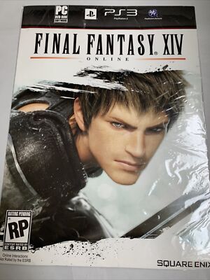 NOS Final Fantasy XIV Online Rare Store Promo Poster 15.5
