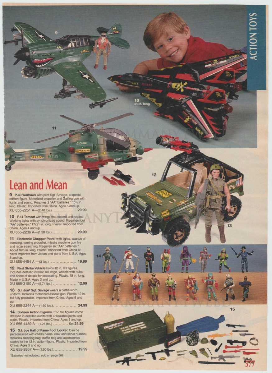 G.I. JOE Action Figures and Vehicles - Vintage 90's Toys