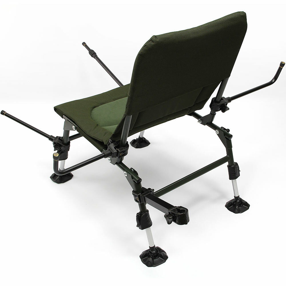 Feeder Fishing Carp Chair Arm Pack With Rod Rests Pole Feeder Fishing Chair  Set