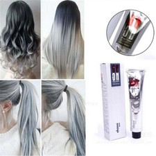 Crema Cera De Cabello Gris Plata Temporal Pelo Color Natural Para Mujer Hombre