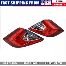 For Honda Civic 4-Door Sedan 2016-2021 Rear Lamp W/Bulbs Pair Brake Tail Lights