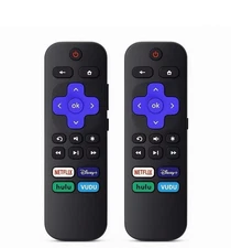 2pack Remote Control Replacement for All Roku TV TCL/Hisense/Onn Roku