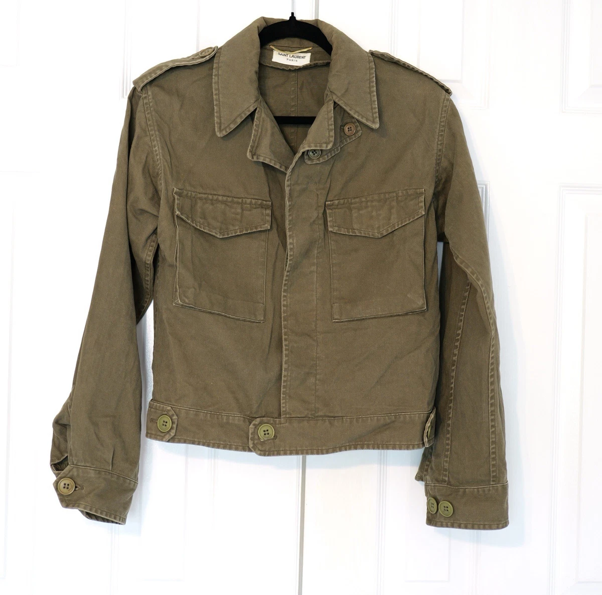 Saint Laurent Military Jacket Regular Size Coats, Jackets & Vests