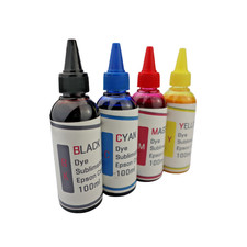 4- 100ml bottles Dye Sublimation Ink for Epson XP-200 XP-300 XP-310 Printers