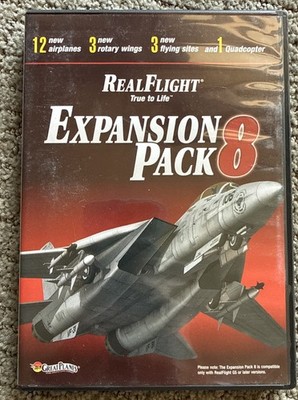Real Flight True to Life Expansion Pack 8 PC Great Planes CIB Near Mint Disc