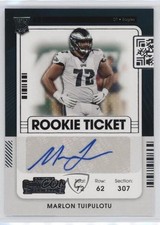 2021 Panini Contenders Rookie Ticket Marlon Tuipulotu #231 Auto 10y3