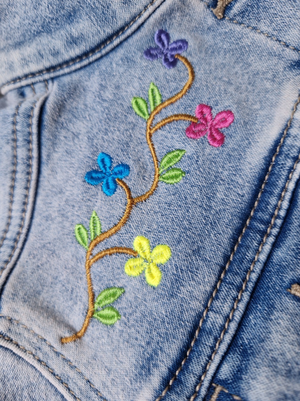 Bespoke Custom Personalised Embroidered Denim Jackets Made Just For You image 4