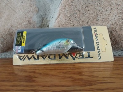 TEAM DIAWA ''BLACK SHINNER'' MINNOW FISH LURE 2 1/4'' 3/8oz FLOATING CRANKBAIT