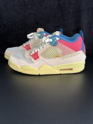Size 9.5 - Jordan 4 Retro x Union LA Mid Guava Ice
