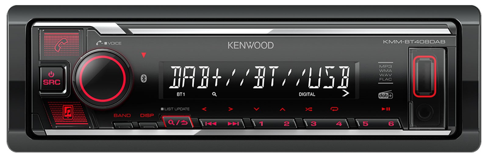 Kenwood MP3 Bluetooth USB DAB Car Stereo for VW Touareg Multivan T5 Transporter 2 thumbnail 2