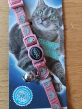 Nobby Katzenhalsband, Türkis – Verstellbar, Mit Sicherheitsverschluss & Glöckchen, 1 Stück