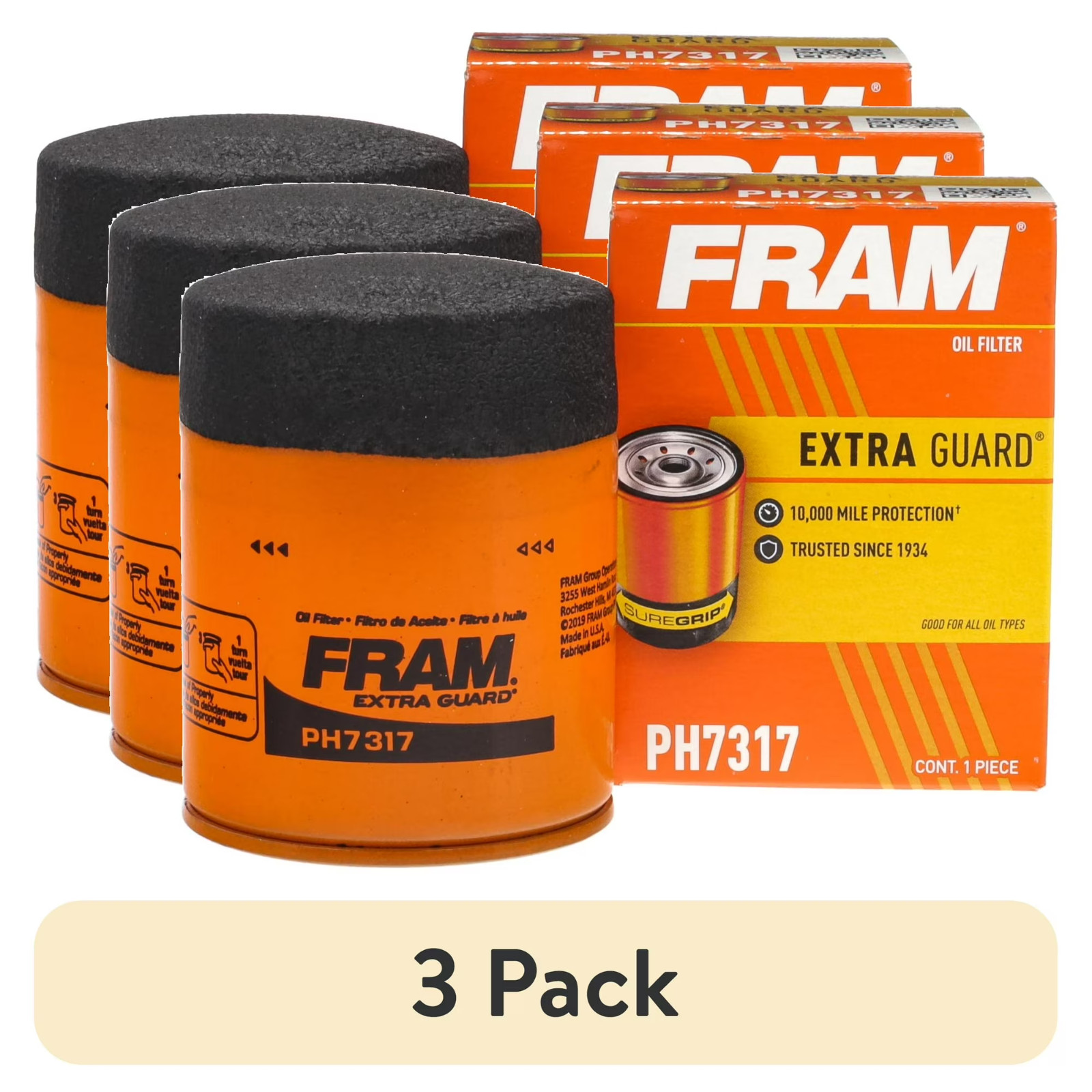Filter, Ph7317, 10k Mile Replacement Oil Filter