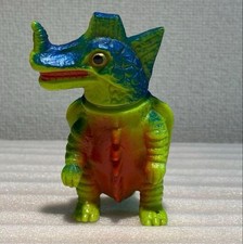 Vintage Sofubi Kaiju Figure Kameleking Bullmark Ultraman Mini 10cm Japan