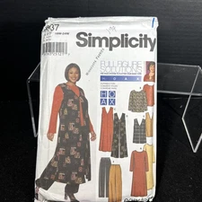 2001 Simplicity Sewing Pattern 9837 Womens Separates 6 Pieces Size 18-24 11899