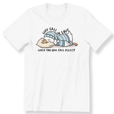 Funny Lazy Goose Men's Ladies T-shirt Goose Lovers T-shirt 100% Cotton