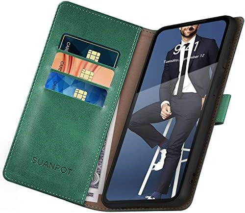for Samsung Galaxy S22+/S22 Plus 5G with RFID Blocking Leather Wallet case Credi - Picture 4 of 5