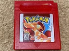 Pokémon Red Version Nintendo Game Boy Cartridge Authentic Rare Fast Free Ship