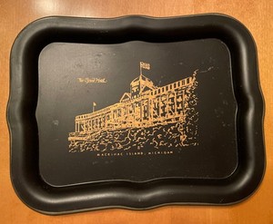 Vintage Mackinac Island Michigan Grand Hotel Knick Knack Tip Tray