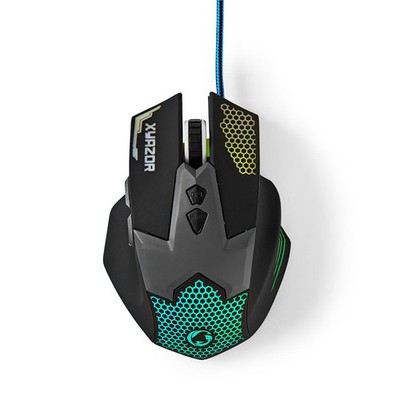PC LED Gaming Maus Mouse mit 7 Tasten beleuchtet für Rechtshänder USB Anschluss