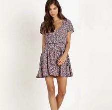 Spell & The Gypsy Jasmine 90's Mini Dress Navy size Small