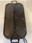 Wagner Sidney O No. 4 Flop Griddle 4 Cup Antique Cast Iron Pancake Maker RARE