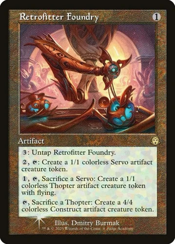 Retrofitter Foundry - Foil Retro Frame Promo Judge Gift Cards NM MTG - Bild 1 von 1