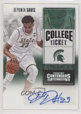 2016 Panini Contenders Draft Picks College Ticket Deyonta Davis #111 Auto 00e8