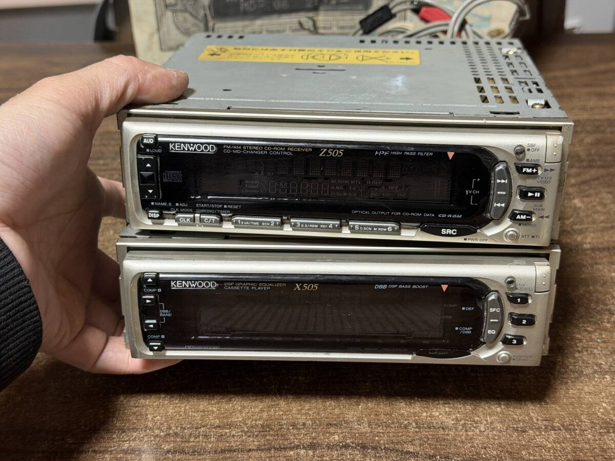 ケンウッド CDデッキ Cデッキ Z505 X505 チェンジャー ジャンク