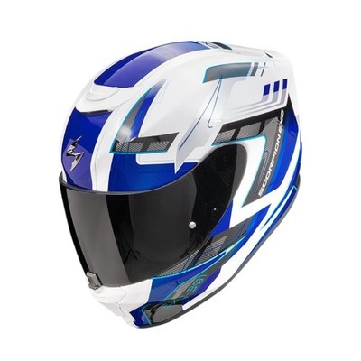 INTEGRALHELM EXO-391 weiß, blau Captor Scorpion