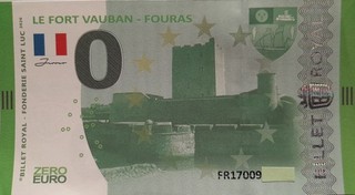 Billet Royal FSL Le Fort Vauban Fouras Année 2026 N° FR1700900001