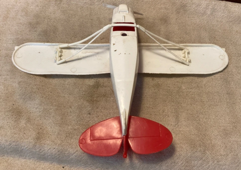 Vintage 1960’s Hubley Plastic Piper Pacer Airplane Toy - Parts Restore - Image 4 of 4