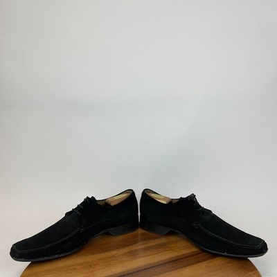 Mens Louis Vuitton Black Suede Square Toe Dress Shoes‎ Derby Oxfords Size UK 9.5 Mens Louis Vuitton Black Suede Square Toe Dress Shoes Derby  main image 4
