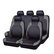 Horse Kingdom Universal Deluxe Pu Luxury Vinyl Faux Leather Car Seat Covers F...