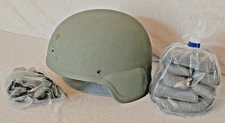 US Military Helmet (ACH) Medium, SDS - NEW Pads & Chinstrap