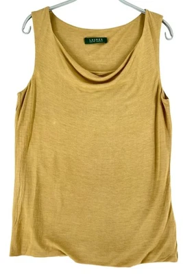 Lauren Ralph Lauren T-Shirts Sans Manches Col Rond Femme Marron Taille S - Photo 1/4