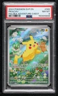 Pikachu (Paldea Adventure Chest) Holo Pokémon Scarlet & Violet Black Star PSA 8