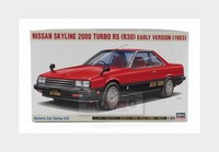 1:24 Hasegawa Nissan Skyline 2000 Turbo Rs (R30) 1983 Kit HASHC65-21165 Modellba