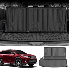 AOMSAZTO Cargo Mat Compatible with 2014-2019 Toyota Highlander Cargo Liner with