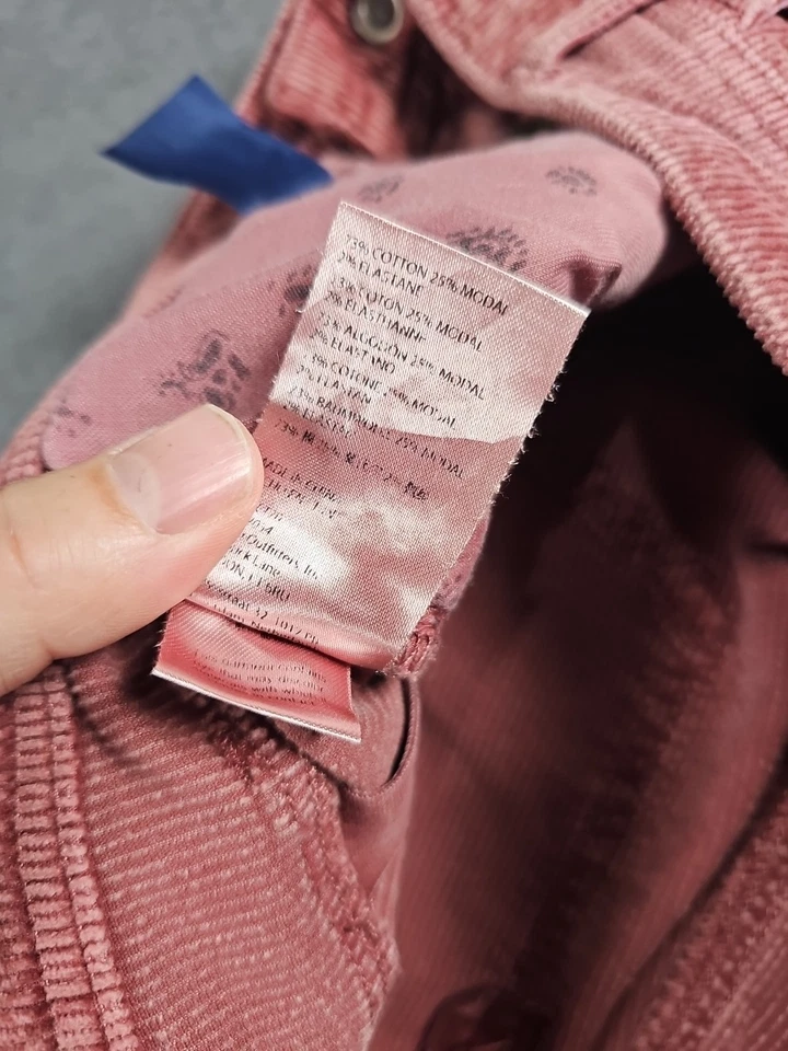 Pantalones Anthhropologie Pilcro Mujer 27 (31x29) Rosa Pana Ajustados Novio Corto Foto 4 de 4