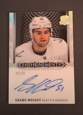 2022-23 The Cup Enshrinements Auto Rookie #E-SW Shane Wright /99