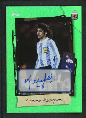 2025 MARIO KEMPES 44/75 AUTO TOPPS OFFICIAL NATIONAL TEAM PRODUCT (read)