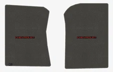 Lloyd Classic Loop Front Carpet Mats for '87 Chevy V20 w/Chevy Red on Black Logo