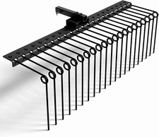 48"/60" Pine Landscape Rake 3 Point Hitch 2" Receiver Attachment Tractor ATV UTV