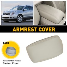 Beige Fits 2010-2016 Cadillac Srx Middle Console Lid Armrest Cover Protector Usa