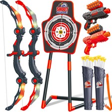 Bow and Arrow for 5 6 7 8 9 10 11 Year Old Boys, Birthday Gift for Kids, Ind...