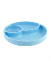 CHICCO PIATTO SILICONE VENTOSA BLU