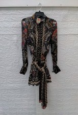 New Farm Rio Garden Mini Dress Black Sz XS