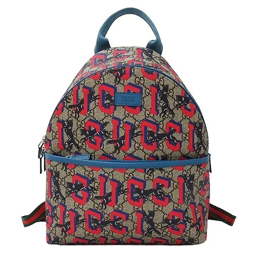 GUCCI Sac Enfant Sac à Dos Enfant GG Supreme Rouge 271327 237895
