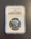 1964 Silver Proof Accented Hair Kennedy Half Dollar NGC PF66